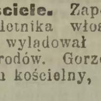 Balon na kościele, 1912