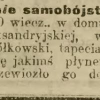 Usiłowanie samobójstwa Usiłowanie samobójstwa, 1913