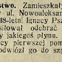 Samobójstwo tapeciarza, 1913