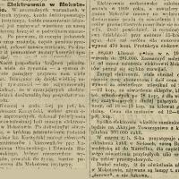 Elektrownia w Mokotowie Elektrownia w Mokotowie, 1913
