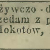 Sklep sprzedam, 1913