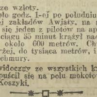 Wczorajsze wzloty Wczorajsze wzloty, 1913