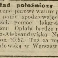 Elektryczne wanny, 1913