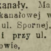 Podatek za kanały, 1913