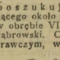 Policya poszukuje, 1913