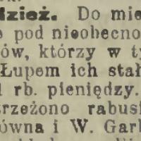 Nieudana kradzież, 1913