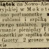 Uczciwego znalazcę, 1913
