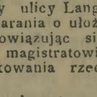 Mieszkańcy zapłacą za materyały, 1913