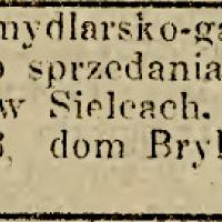 Sklep mydlarsko-galanteryjny, 1913