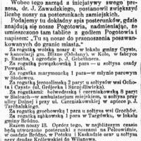 Nosze za rogatkami, 1913