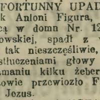 Niefortunny upadek