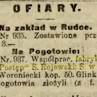 Na pogotowie, 1913