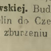 Budowa odnogi postępuje, 1913