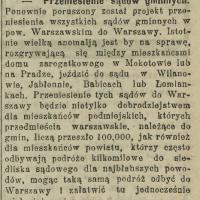 Przeniesienie sądów Przeniesienie sądów, 1913