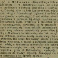 Wyboje na Rakowieckiej, 1913