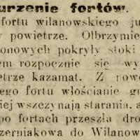 Burzenie fortu Dabrowskiego. 1913.