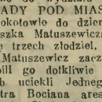 Napady pod miastem Napady pod miastem, 1913
