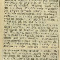 Pokosy i siano spłynęły, 1913