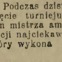 Występ króla powietrza Występ króla powietrza, 1913