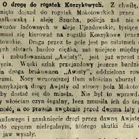Droga do rogatek Droga do rogatek, 1913