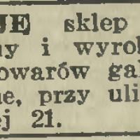 Sprzedaję sklep, 1913