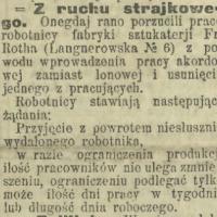 Z ruchu strajkowego, 1913