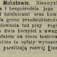 Teatr w Mokotowie, 1913