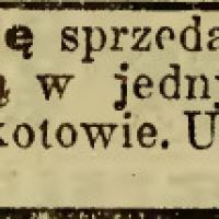Piwiarnię sprzedam, 1913