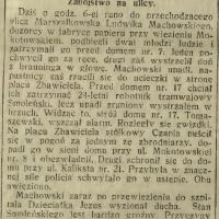 Więzienne porachunki, 1913