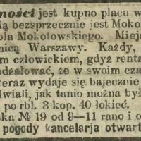 Najlepsza lokata, 1913