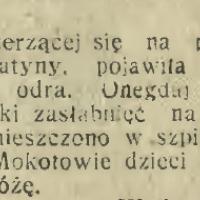 Epidemje, 1913