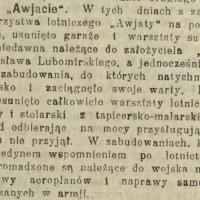 Po Awjacie, 1913