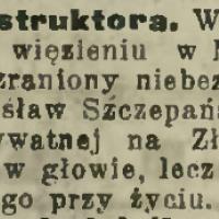 Napad na instruktora, 1913
