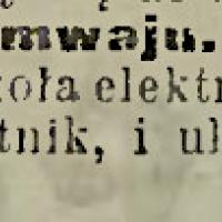 Pod kołami tramwaju, 1913