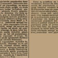 Kursy gospodarstwa domowego, 1914