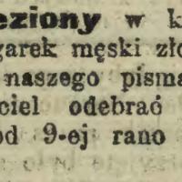 Znaleziony zegarek, 1914