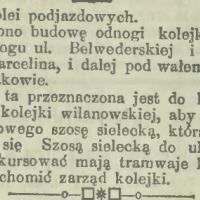 Ukończono budowę odnogi, 1914