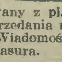 Dom sprzedam, 1914