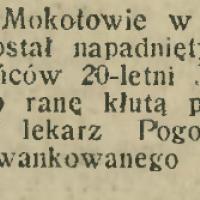 Napad, 1914