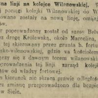 Zmiana linji, 1914