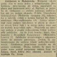 Na tle zemsty, 1914