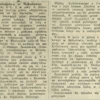 Zabójstwo na Narbutta, 1914
