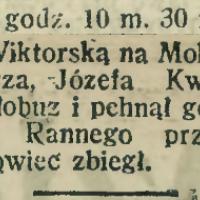 Napad łobuza, 1914