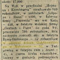 Strajk w odlewni, 1914