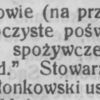 Otwarcie sklepu tramwajarzy, 1914