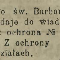 Ochrona u Szustra, 1914