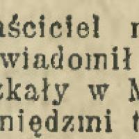 Zonda na miarę epoki, 1914
