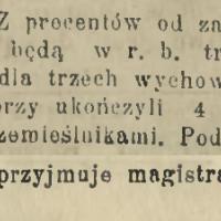 Zapomogi, 1914