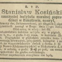 Stanisław Kosiński Stanisław Kosiński, 1914