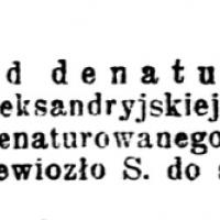 Denaturat Denaturat, 1915